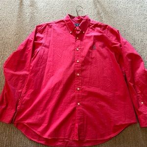 Ralph Lauren Hot Pink Dress Shirt